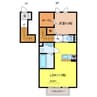 レジデンスかかみ野 1LDKの間取り