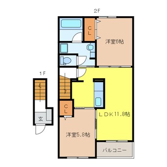 間取図 ベル・ロワール