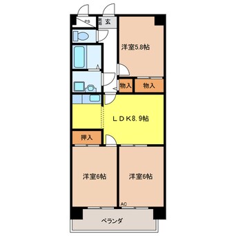 間取図 ＡＮＮＥＸ Ｍ1