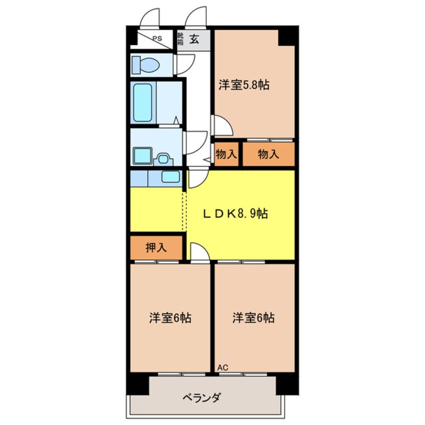 間取図 ＡＮＮＥＸ Ｍ1