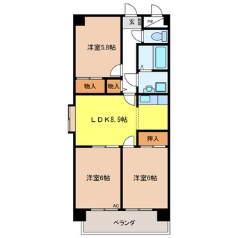 間取図 ＡＮＮＥＸ Ｍ1