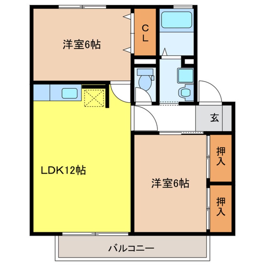 間取図 セントアベニュー