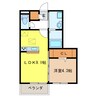 Sainte　Devote 1LDKの間取り