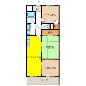 間取図 エスペランサ