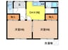 蘇原緑町貸家 2DKの間取り