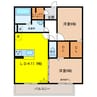 クレシア彩乃 2LDKの間取り