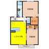 セレッソ大塚B 2LDKの間取り