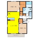 エスポワールAの間取図
