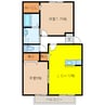 ルピナ那加 2LDKの間取り