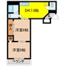 本町ビル 2LDKの間取り