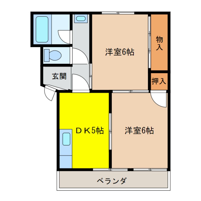 間取図 各務原ハイツ