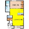 グレイス（川島） 1LDKの間取り
