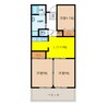 サニーハイツ花みずき 3LDKの間取り
