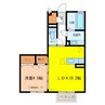 サンシャイン　レジデンス 1LDKの間取り
