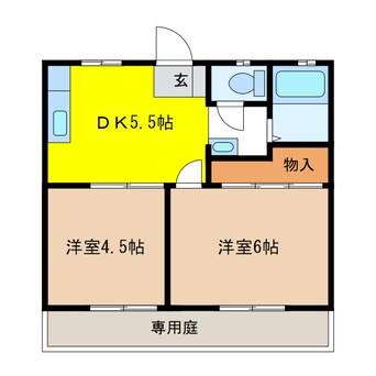 間取図 パナハイツ不動丘