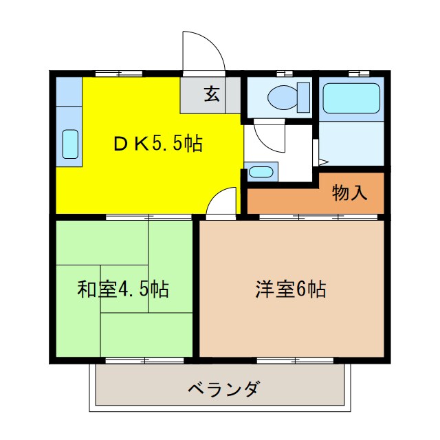 間取り図 パナハイツ不動丘