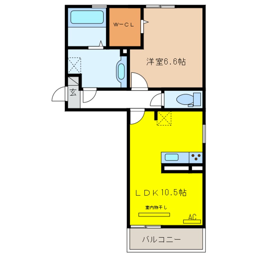 間取図 リュミエール・ソレール