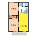 シャルロットＡＢの間取図