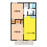 シャルロットＡＢ 2LDKの間取り