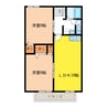 シャルロットＡＢ 2LDKの間取り