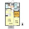 カーサフェリーチェ 1LDKの間取り