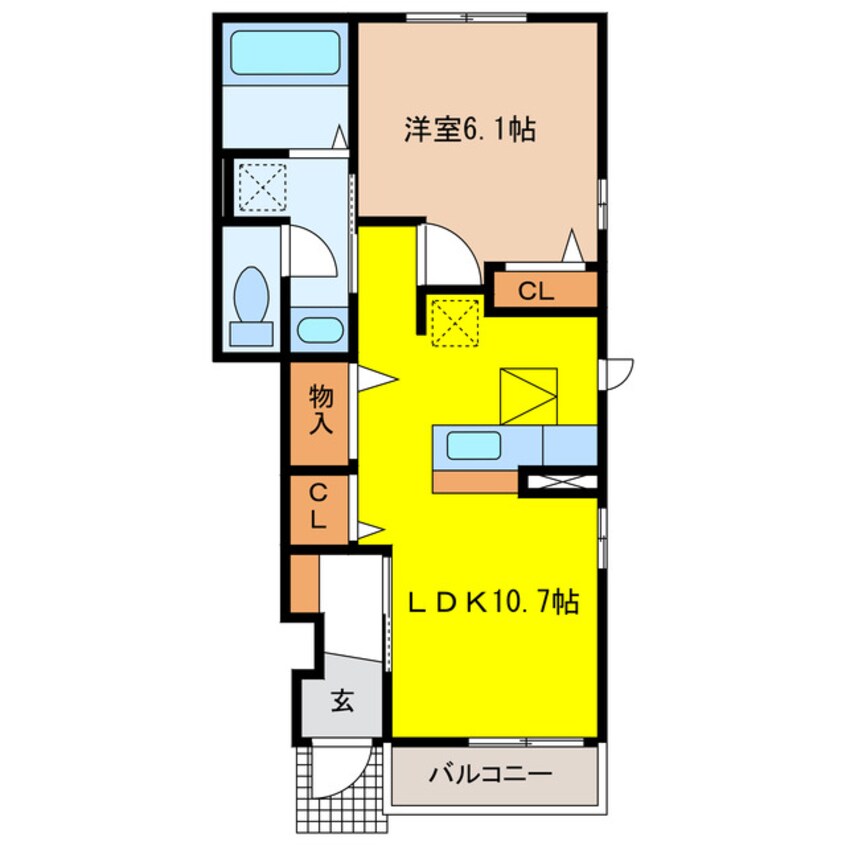 間取図 Ｌｕｋａｋｕ
