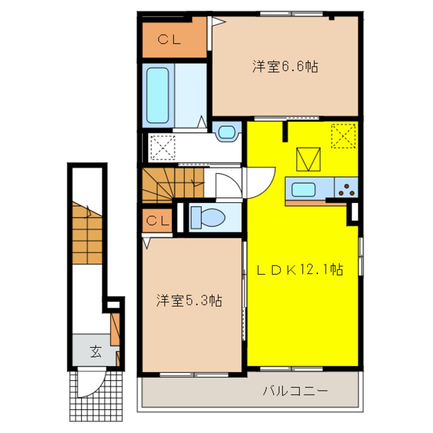 間取図 フィオーレ