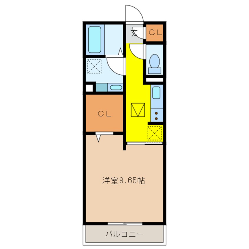 間取図 プロスパーⅡ