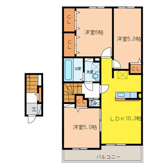 間取図 オドゥール・ダムール