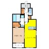 マルシェⅢ 1LDKの間取り