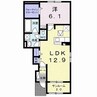 フリーデ 1LDKの間取り