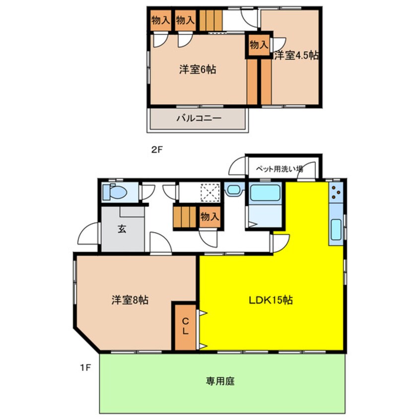 間取図 ペット特化リノベハウス