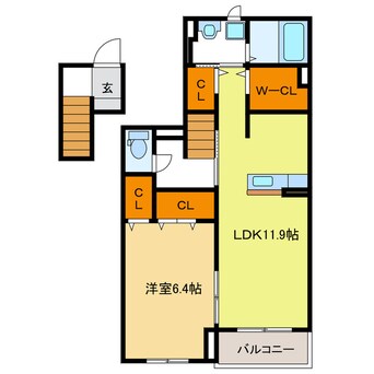 間取図 エクラント