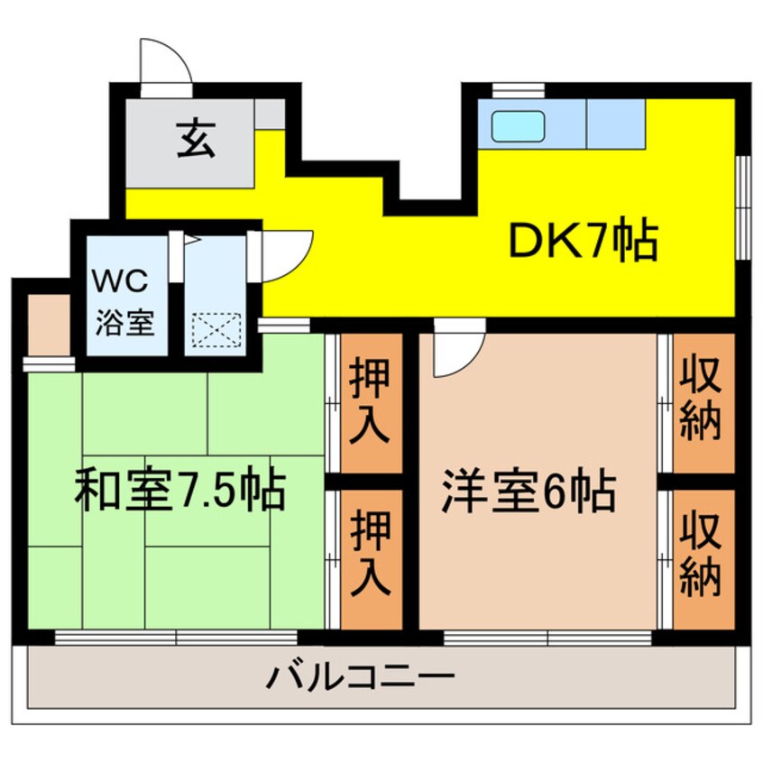 間取図 ソフィアマンション