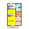 D-roomビーチルックⅡ 1LDKの間取り