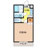 ソシア29 1Kの間取り