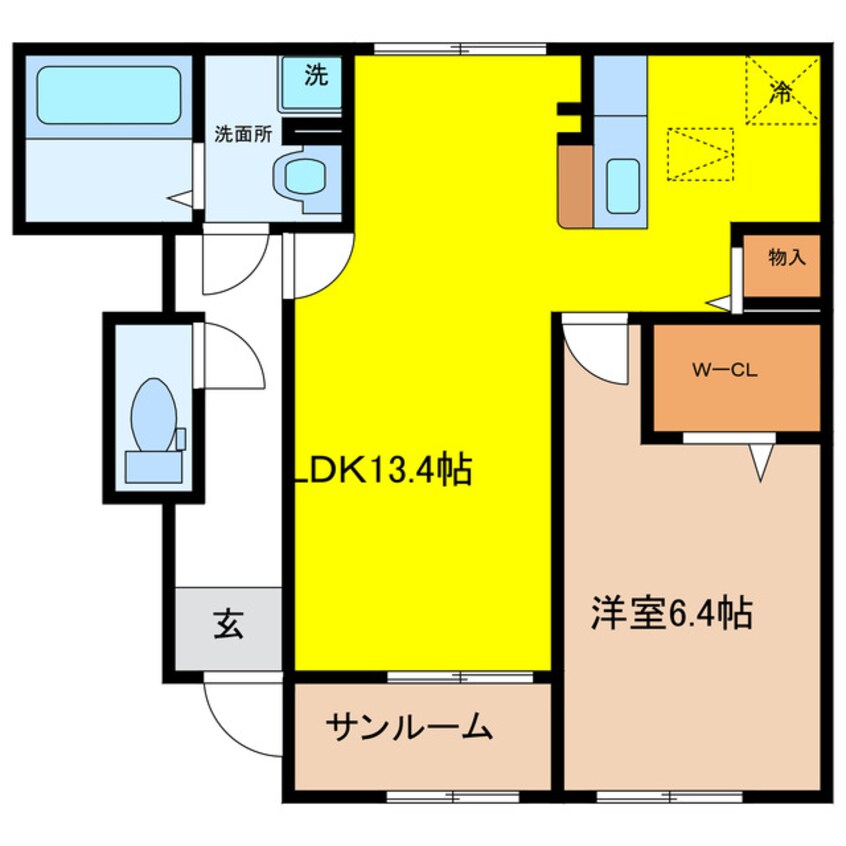 間取図 ソフィア　ヌール