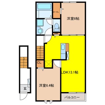 間取図 ヒカルサ岐阜岩田東