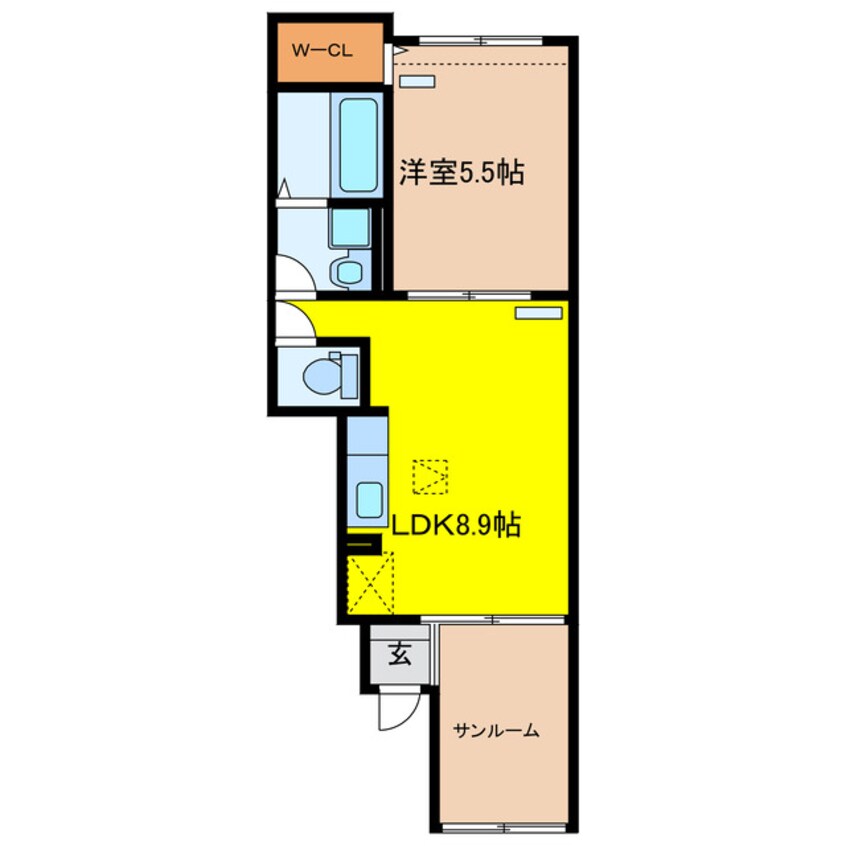 間取図 ポ～ロ