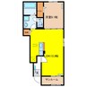 ヒカルサ関東町Ⅰ 1LDKの間取り