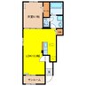ヒカルサ関東町Ⅱ 1LDKの間取り