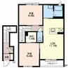 ガーデンロードA 2LDKの間取り
