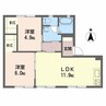 カーサB 2LDKの間取り