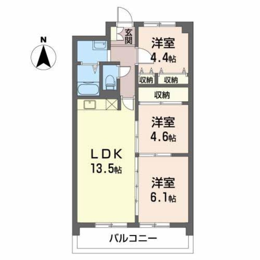 間取図 アビタシオンⅠ