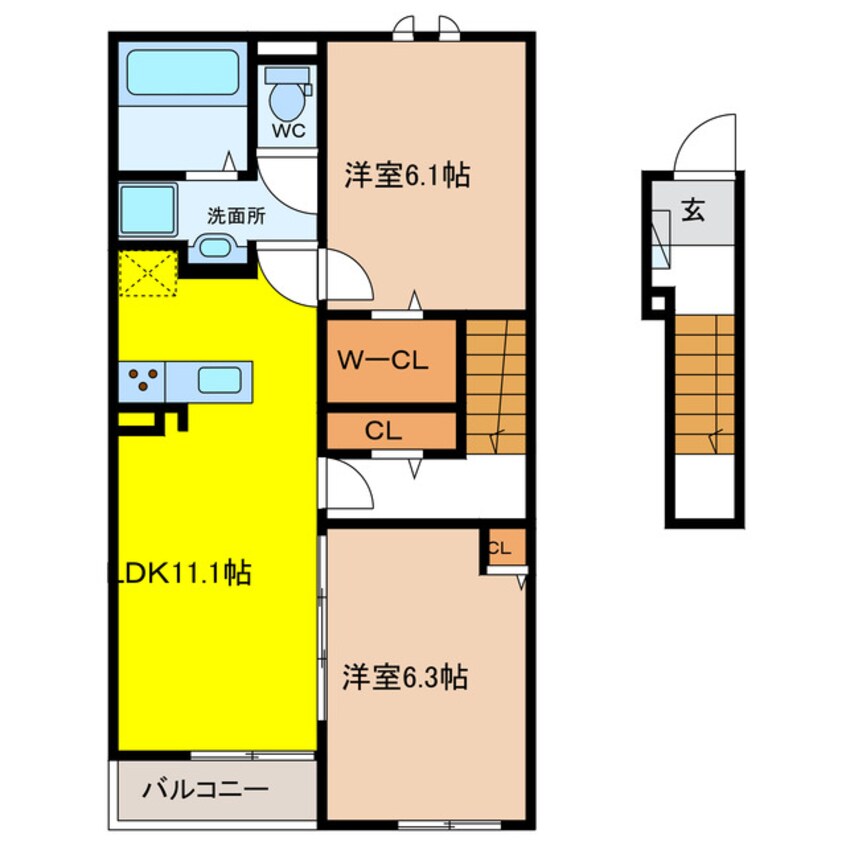 間取図 プランドール