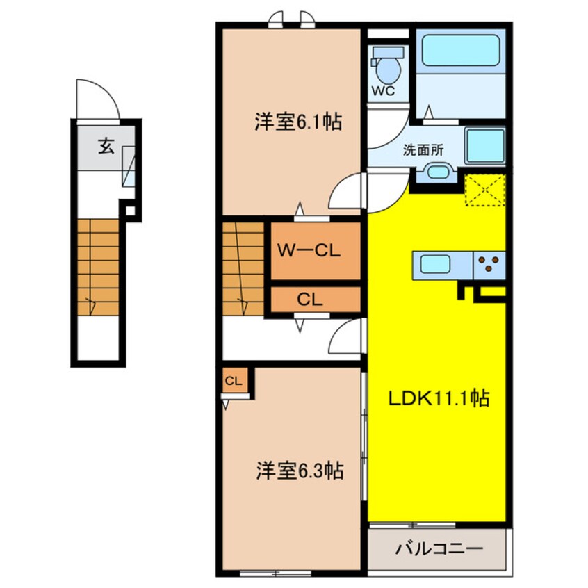 間取図 プランドール