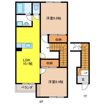 間取図 岐阜（乗合）バス（川島町）/川島役場前 徒歩11分 1-1階 築16年