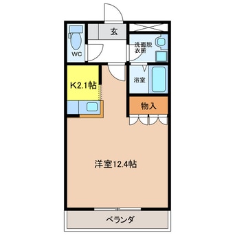 間取図 岐阜（乗合）バス（川島町）/川島役場前 徒歩15分 2階 築19年