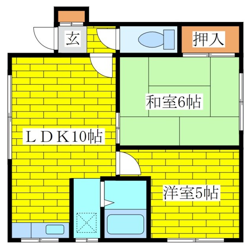 間取図 ﾊｲﾂ北野