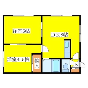 間取図 コーポたかはし